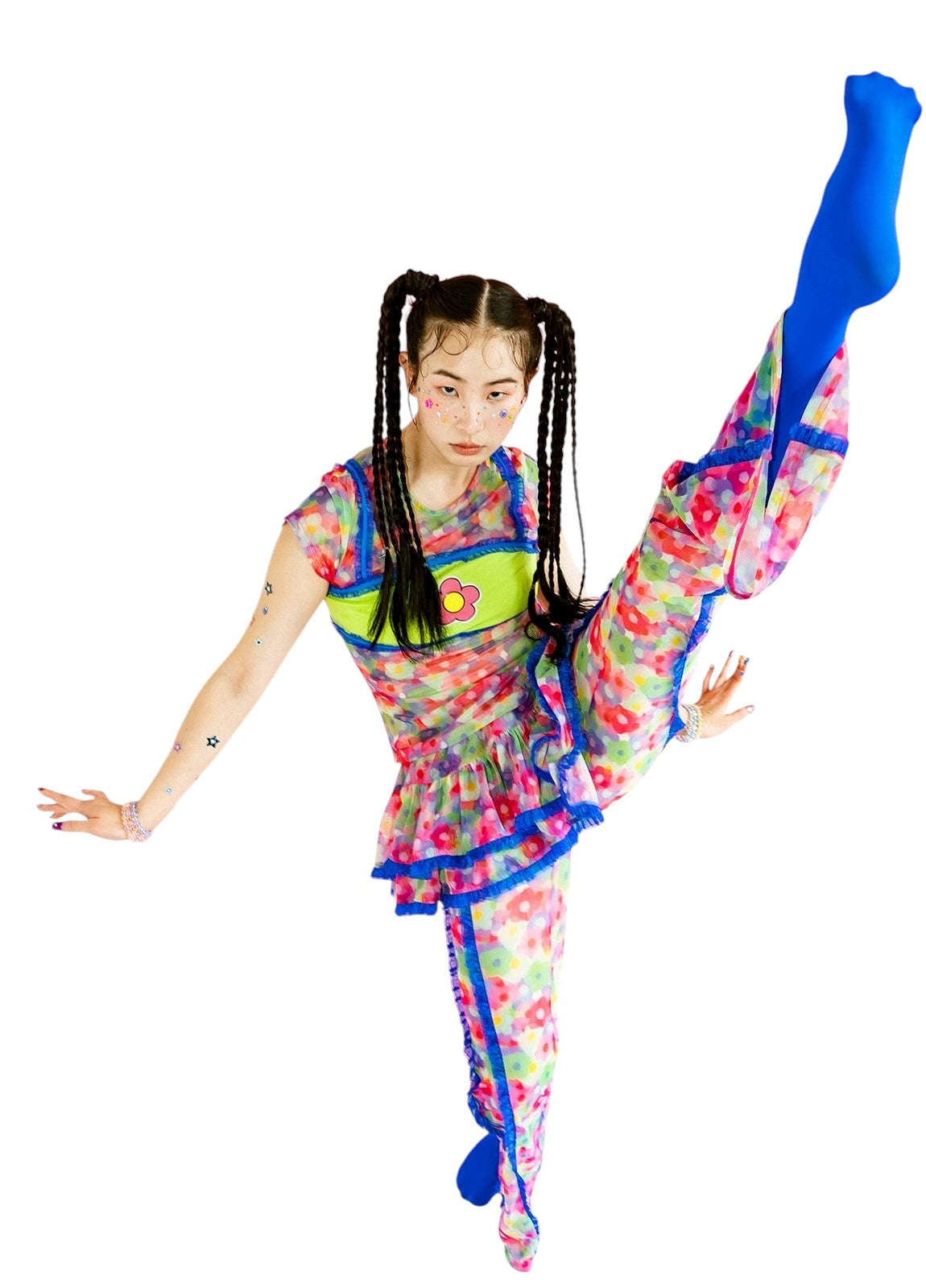 Candy Sprites Mesh Top