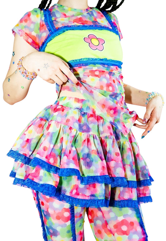 Candy Sprites Mesh Top