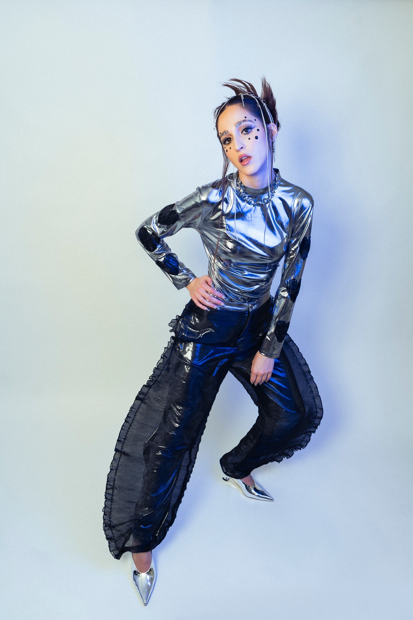 Metallic Heart Bodysuit