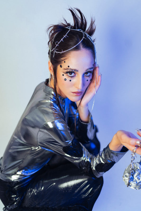 Metallic Heart Bodysuit